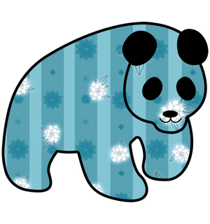 Glow Flora Sticker - Preserve Panda