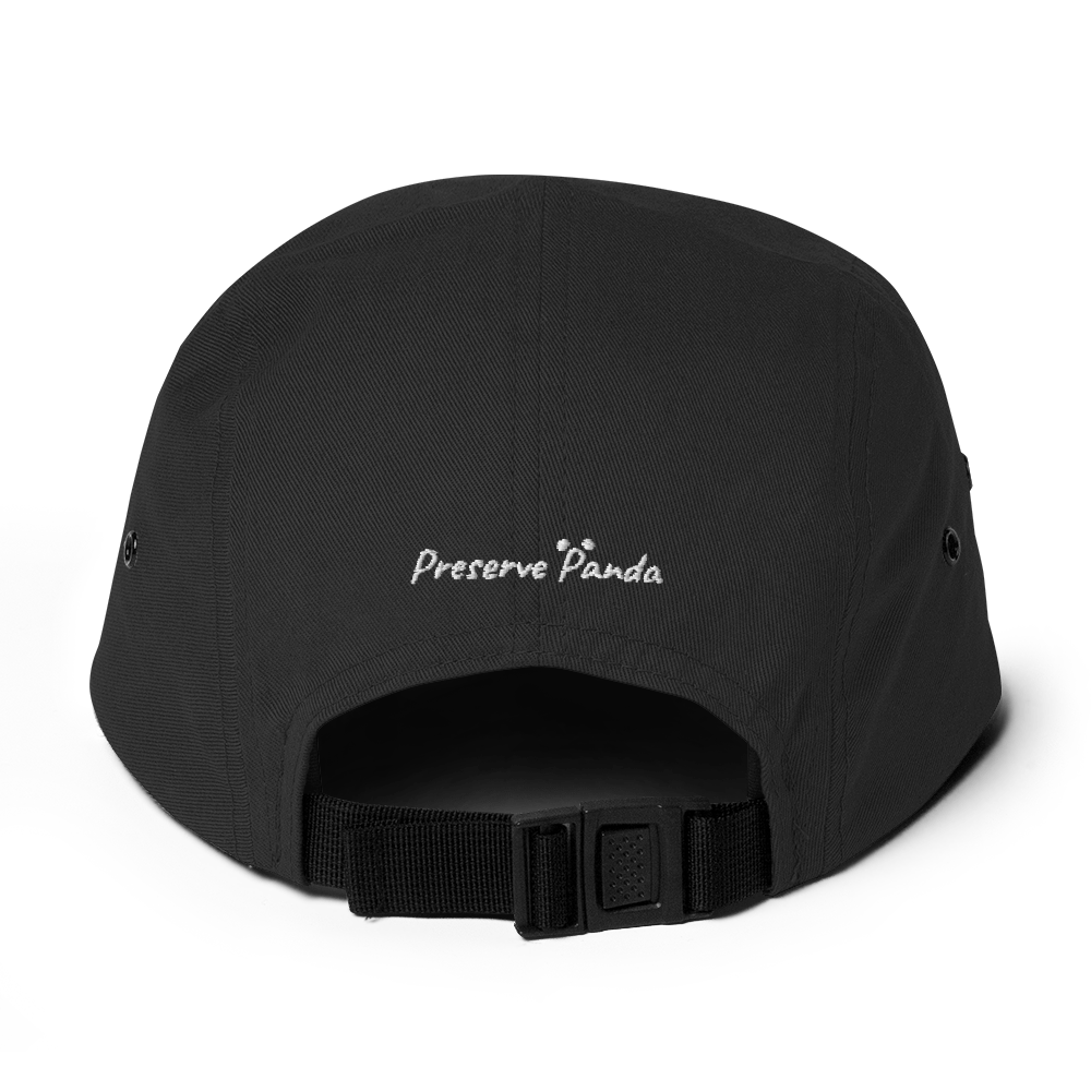 Face Logo Five Panel Cap