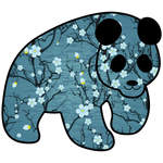 Midnight Bloom Sticker