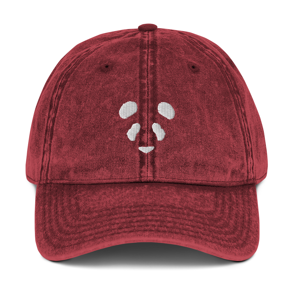 Face Logo Vintage Cap