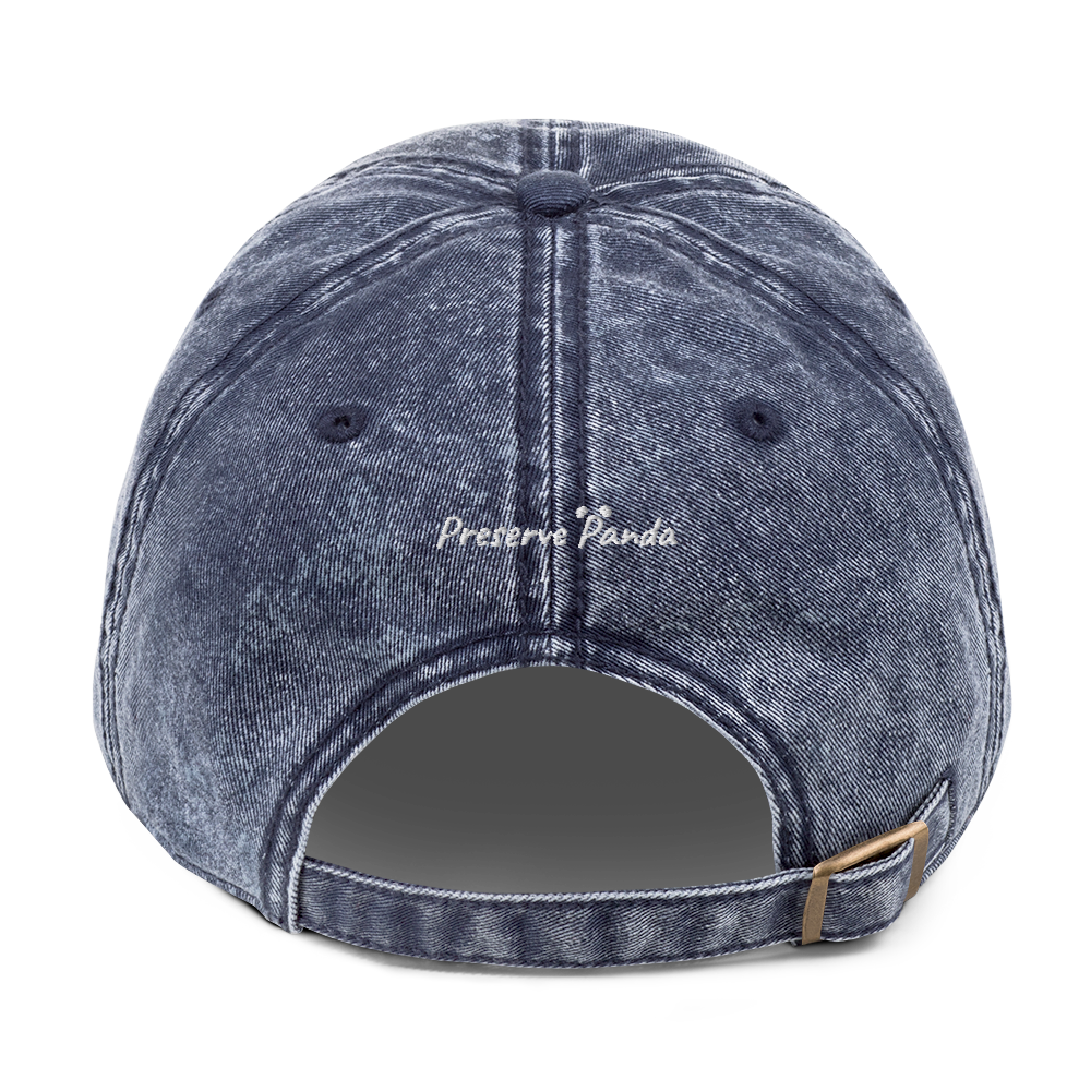 Face Logo Vintage Cap