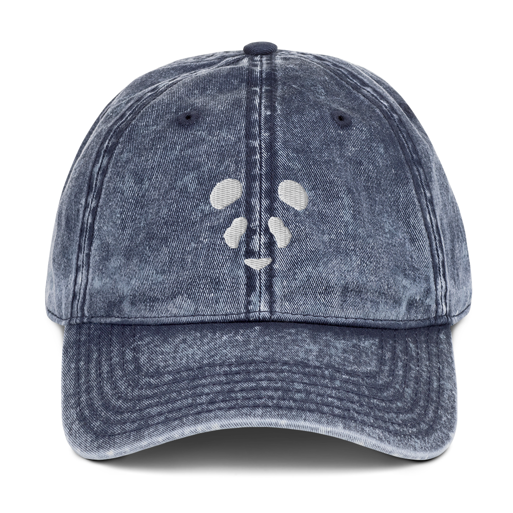 Face Logo Vintage Cap