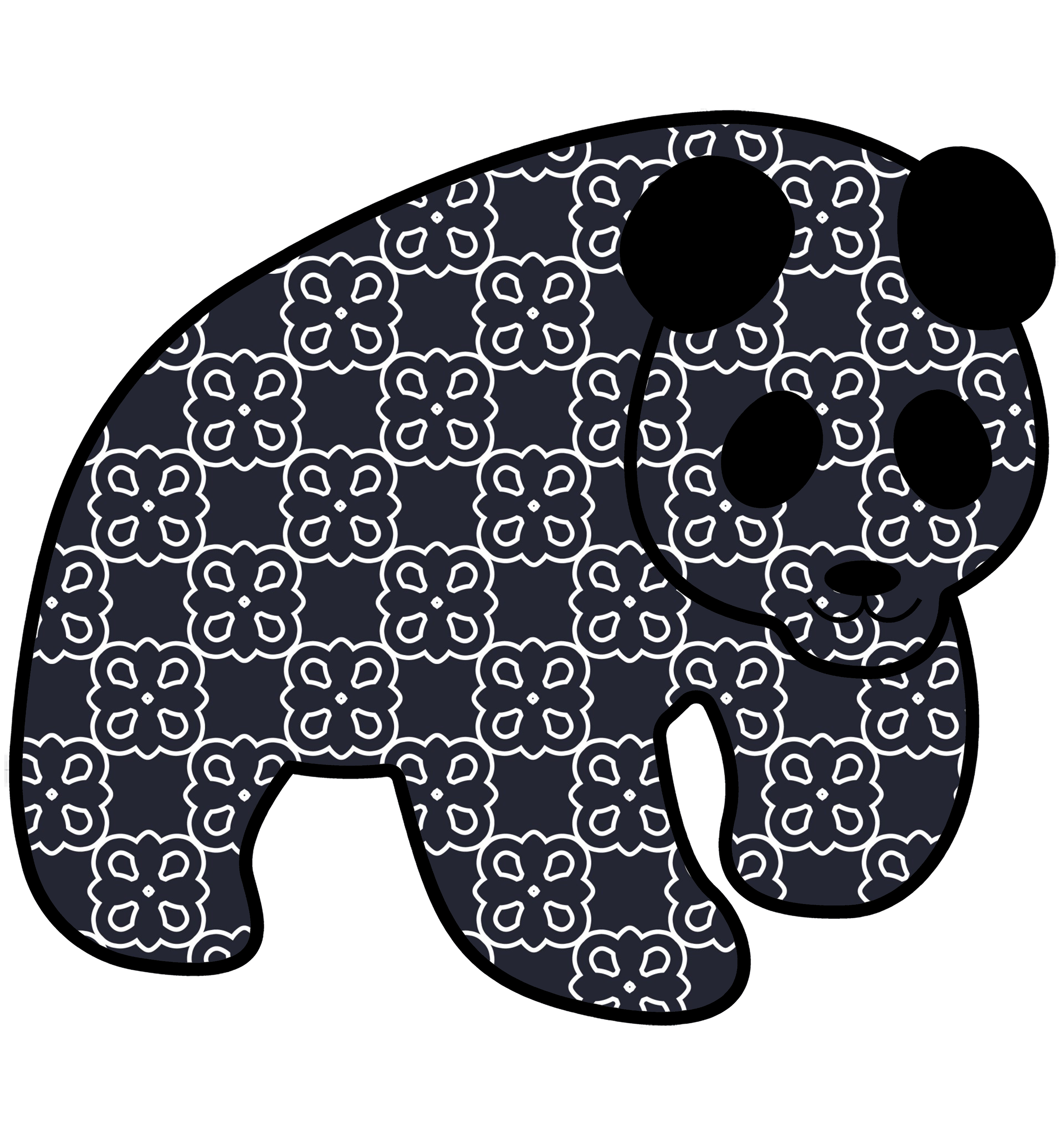Bandanna Sticker - Preserve Panda