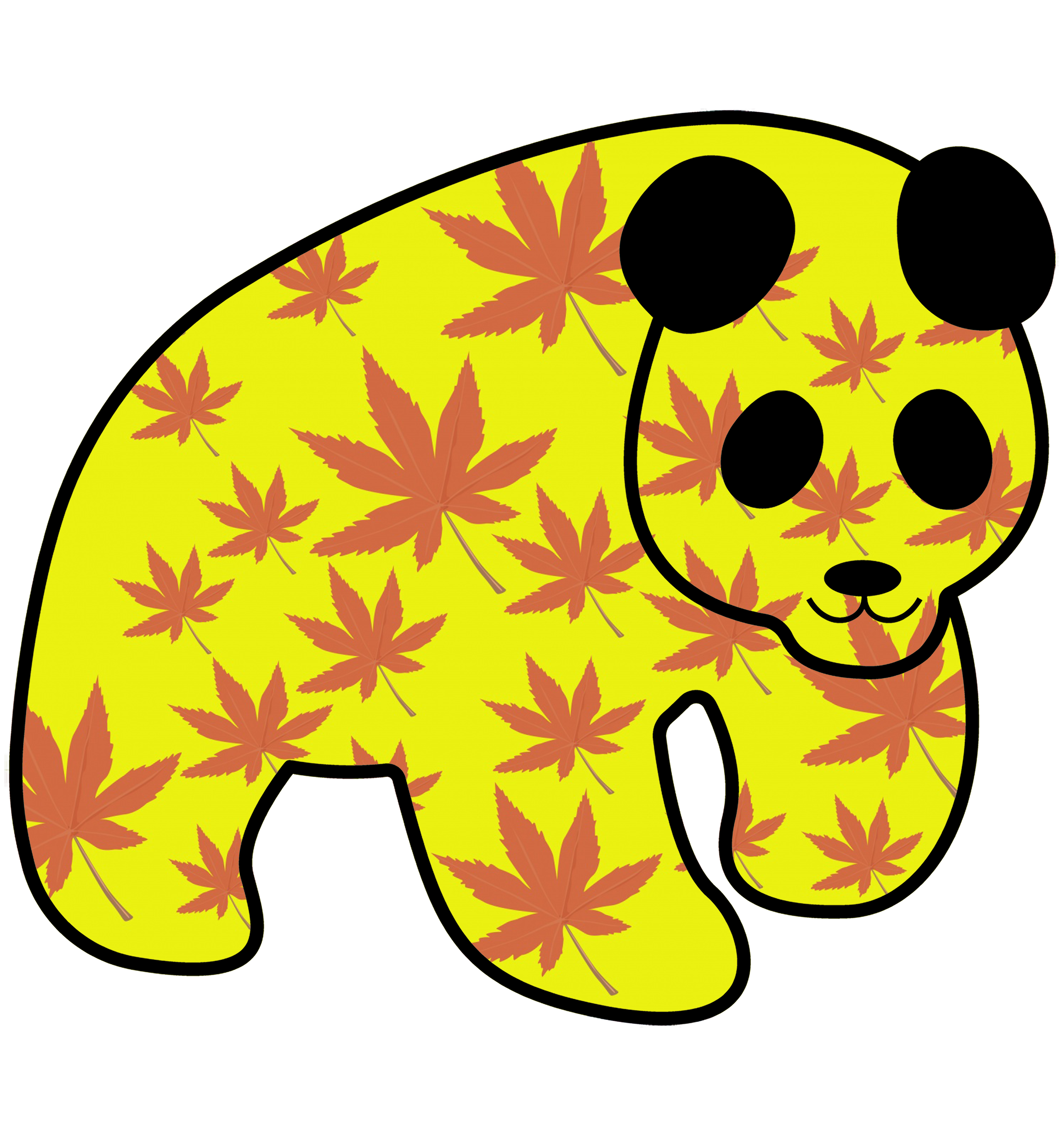 Autumn Sticker - Preserve Panda