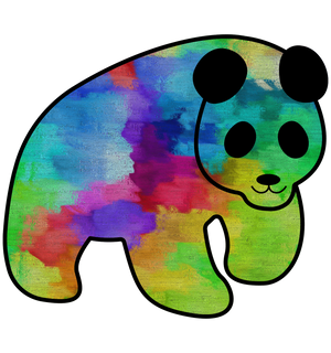 Color Splash Hoodie - Preserve Panda